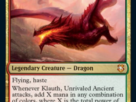 Klauth, Unrivaled Ancient [Dungeons & Dragons: Adventures in the Forgotten Realms Commander] Online Hot Sale