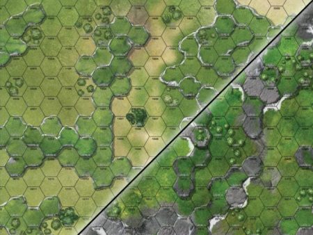 BattleTech: Battle Mat - Grasslands Alpine For Sale