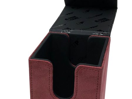 UP ALCOVE FLIP DECK BOX  RUBY SUEDE on Sale