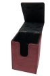 UP ALCOVE FLIP DECK BOX  RUBY SUEDE on Sale