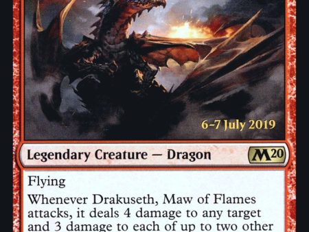 Drakuseth, Maw of Flames  [Core Set 2020 Prerelease Promos] Supply