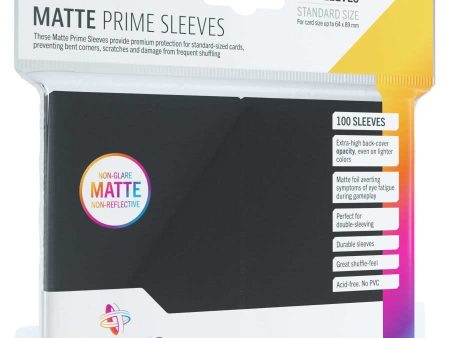 GAMEGENIC: MATTE PRIME SLEEVES: BLACK Cheap