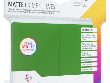 GAMEGENIC: MATTE Prime Sleeves: Green Online now