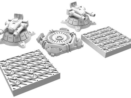 Monsterpocalypse: City Assets 2 (Resin and White Metal) Cheap