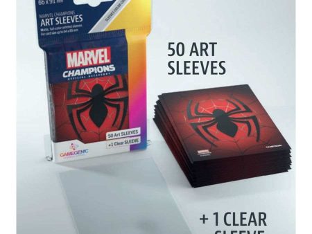 GAMEGENIC: MARVEL CHAMPIONS ART SLEEVES: SPIDER-MAN (51CT) For Sale