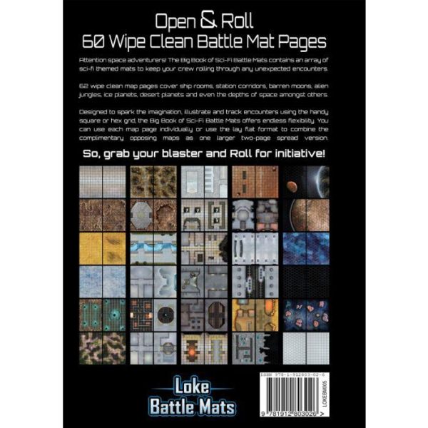 Loke Battle Mats: The Big Book of Sci-Fi Battle Mats Online Hot Sale