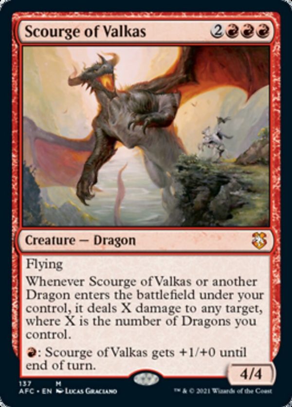 Scourge of Valkas [Dungeons & Dragons: Adventures in the Forgotten Realms Commander] Online now