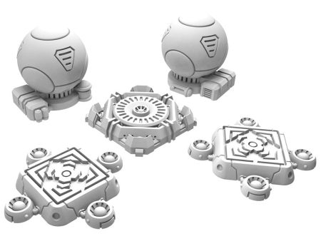 Monsterpocalypse: City Assets 3 (Resin and White Metal) For Cheap