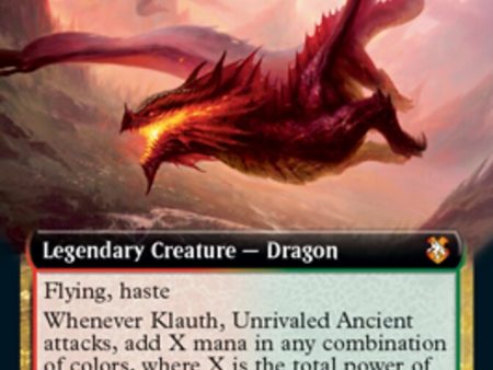 Klauth, Unrivaled Ancient (Extended) [Dungeons & Dragons: Adventures in the Forgotten Realms Commander] Online