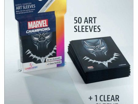 GAMEGENIC: MARVEL CHAMPIONS ART SLEEVES: BLACK PANTHER (51CT) Sale