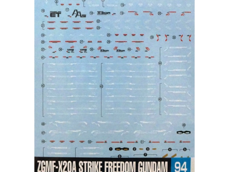 Gundam Decal 94 - RG Strike Freedom Gundam Sale