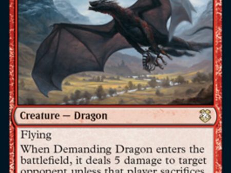 Demanding Dragon [Dungeons & Dragons: Adventures in the Forgotten Realms Commander] Discount