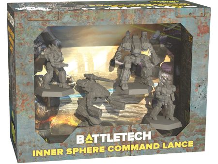 BattleTech: Miniature Force Pack - Inner Sphere Command Lance Hot on Sale