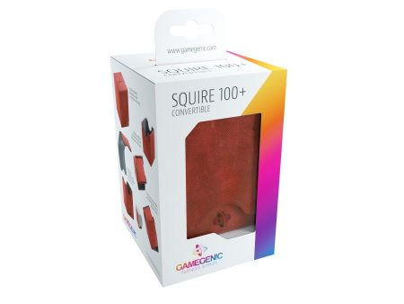 GAMEGENIC: SQUIRE DECK BOX 100+ RED Discount