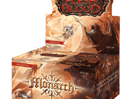 Flesh and Blood TCG: Monarch Booster Box (Unlimited) For Sale