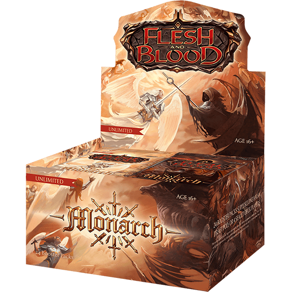 Flesh and Blood TCG: Monarch Booster Box (Unlimited) For Sale