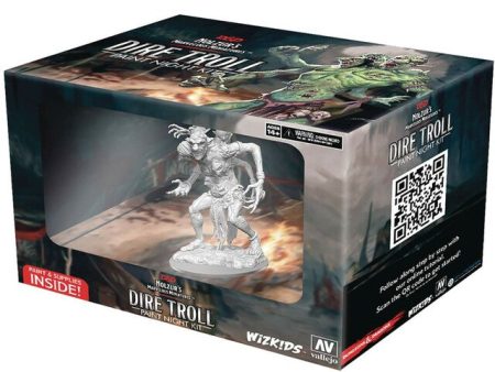 Dungeons & Dragons Nolzur s Marvelous Miniatures: Dire Troll - Paint Night Kit Sale