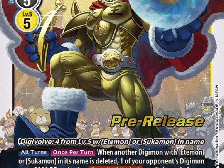 KingEtemon [BT13-076] [Versus Royal Knights Booster Pre-Release Cards] Cheap