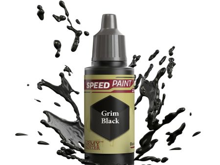 Army Painter Speedpaint 2.0 - Grim Black 18ml Discount