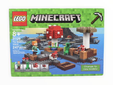 Certified Used Set 21129 Minecraft The Mushroom Island Discount