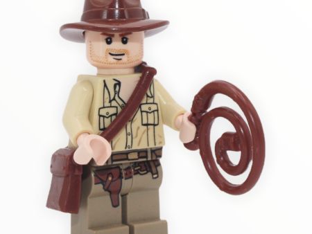 Indiana Jones (open shirt, two tan arms, whip, satchel) Sale