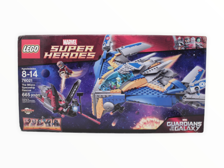 Certified Used Set 76021 Marvel Super Heroes The Milano Spaceship Rescue For Cheap