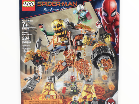 Certified Used Set 76128 Spider-Man: Far From Home Molten Man Battle Online Hot Sale