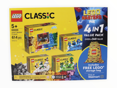 Retired Set 66666 Classic LEGO Masters Co-pack (sets 11006, 11007, 11009, 11012) For Sale