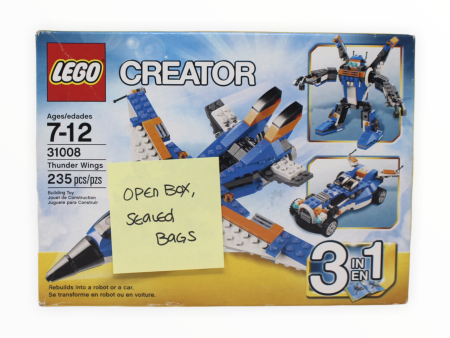 Certified Used Set 31008 Creator Thunder Wings Online Hot Sale